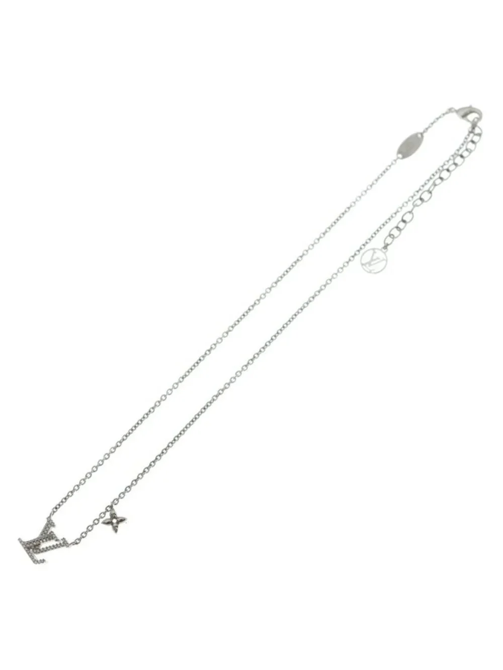 Louis Vuitton LV Iconic Chain Necklace Silver